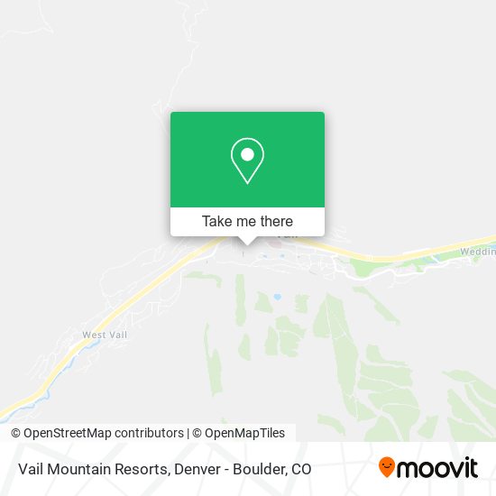 Vail Mountain Resorts map