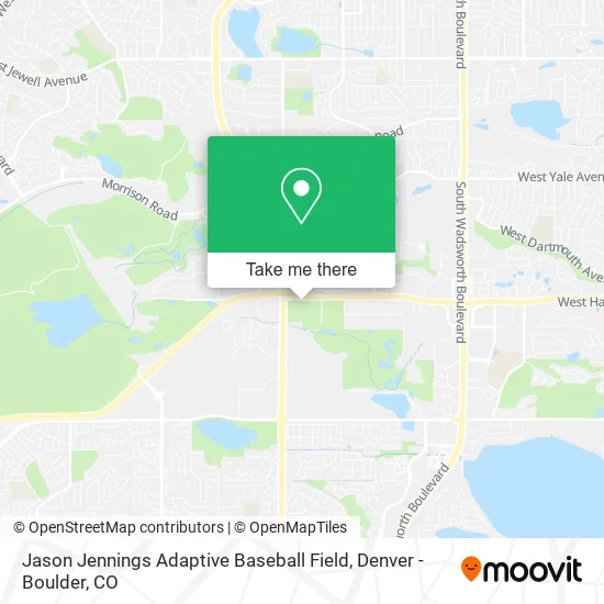 Jason Jennings Adaptive Baseball Field map