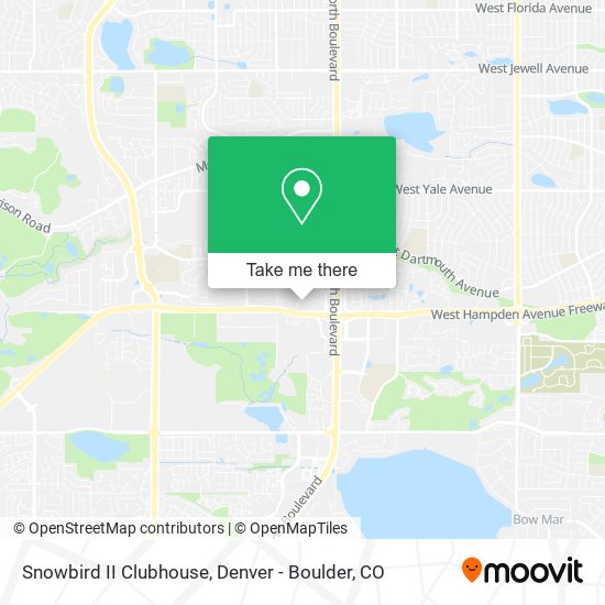 Snowbird II Clubhouse map