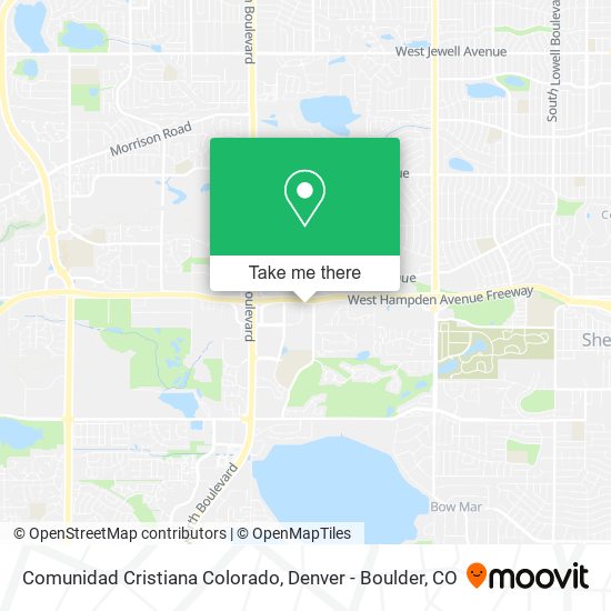 Comunidad Cristiana Colorado map