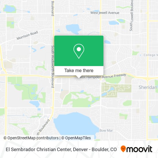 Mapa de El Sembrador Christian Center