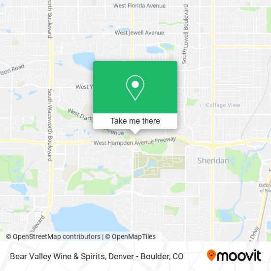 Bear Valley Wine & Spirits map