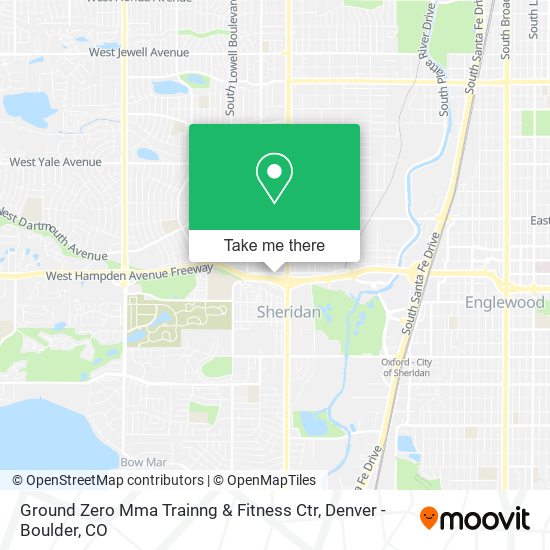Ground Zero Mma Trainng & Fitness Ctr map