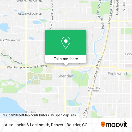 Auto Locks & Locksmith map
