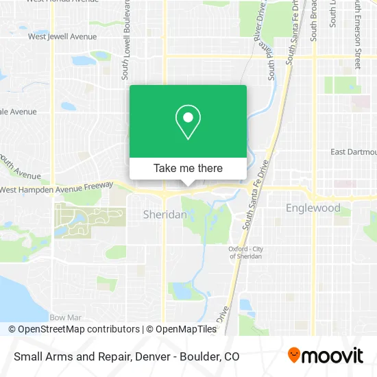 Small Arms and Repair map