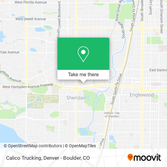 Calico Trucking map