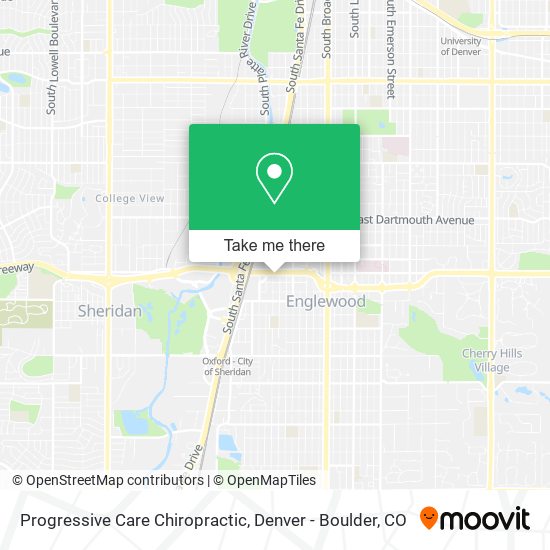 Progressive Care Chiropractic map