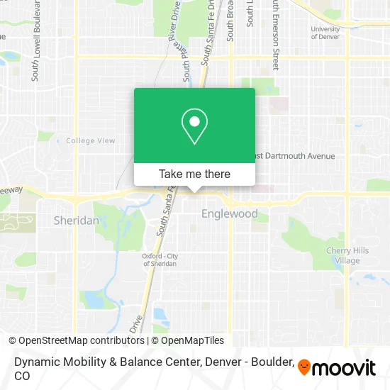 Dynamic Mobility & Balance Center map