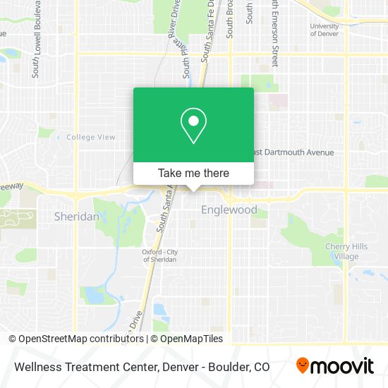 Mapa de Wellness Treatment Center