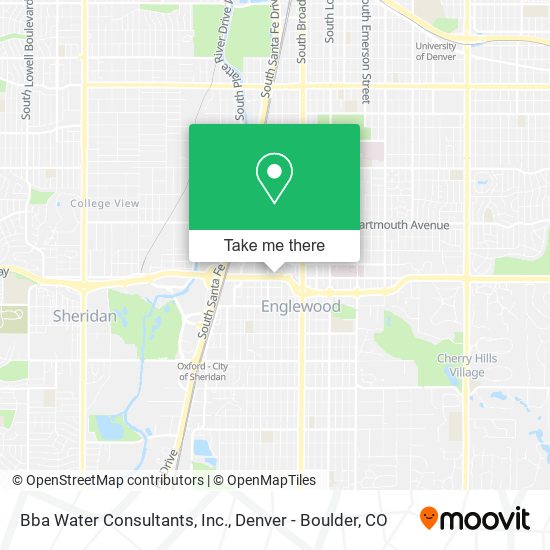 Bba Water Consultants, Inc. map