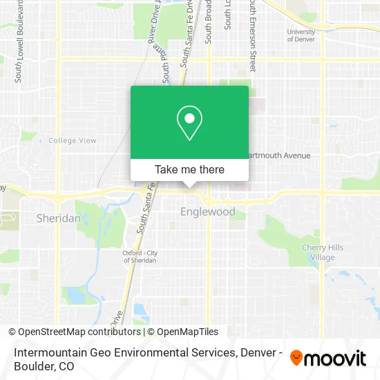 Intermountain Geo Environmental Services map