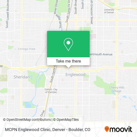 Mapa de MCPN Englewood Clinic