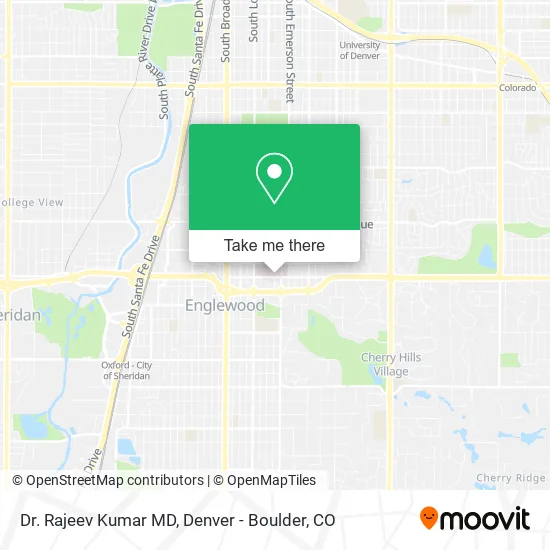 Mapa de Dr. Rajeev Kumar MD