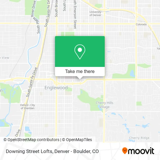 Mapa de Downing Street Lofts