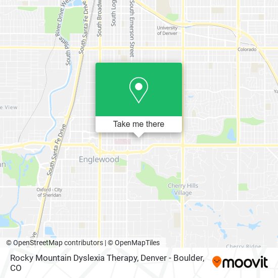 Rocky Mountain Dyslexia Therapy map