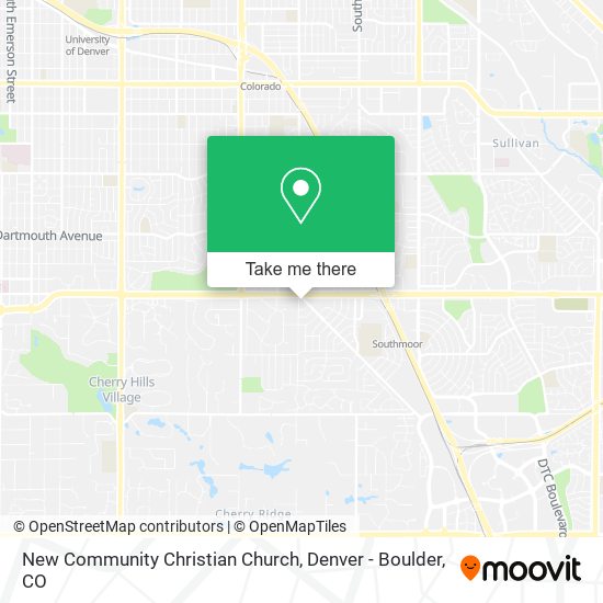 New Community Christian Church map