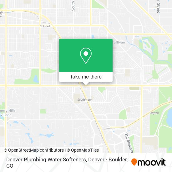 Denver Plumbing Water Softeners map