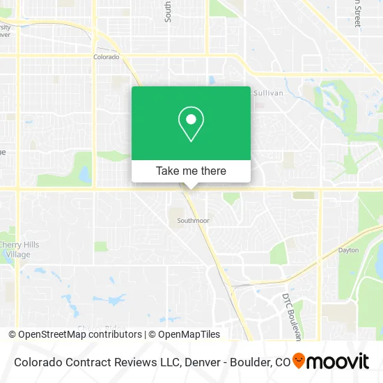 Mapa de Colorado Contract Reviews LLC