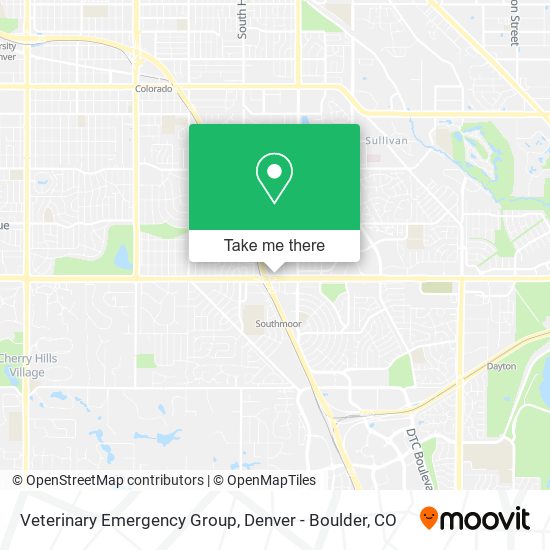 Veterinary Emergency Group map