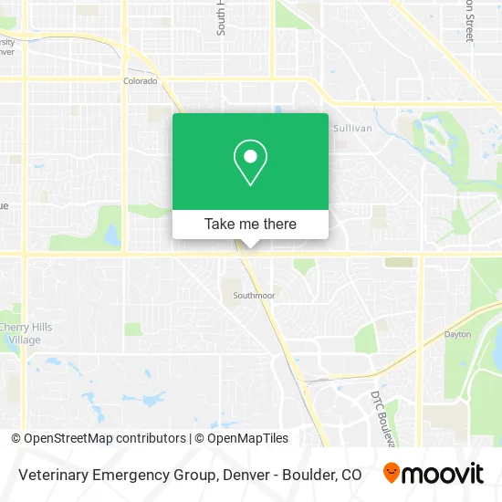 Mapa de Veterinary Emergency Group