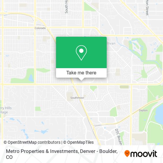 Metro Properties & Investments map