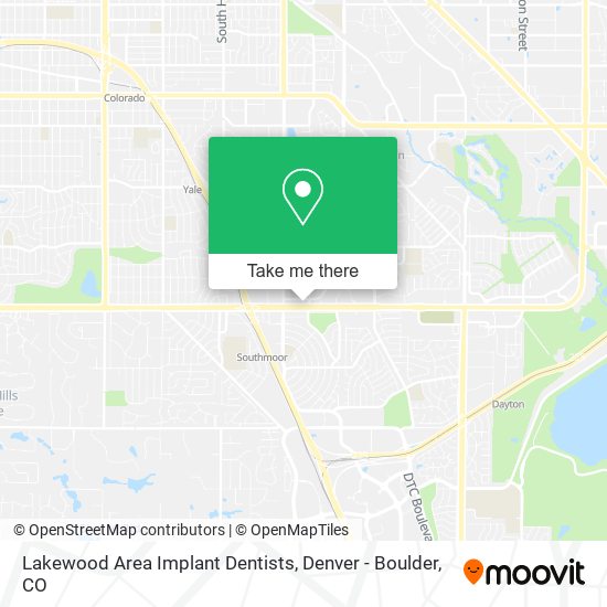 Mapa de Lakewood Area Implant Dentists