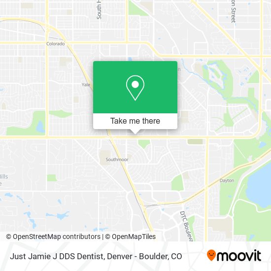 Just Jamie J DDS Dentist map