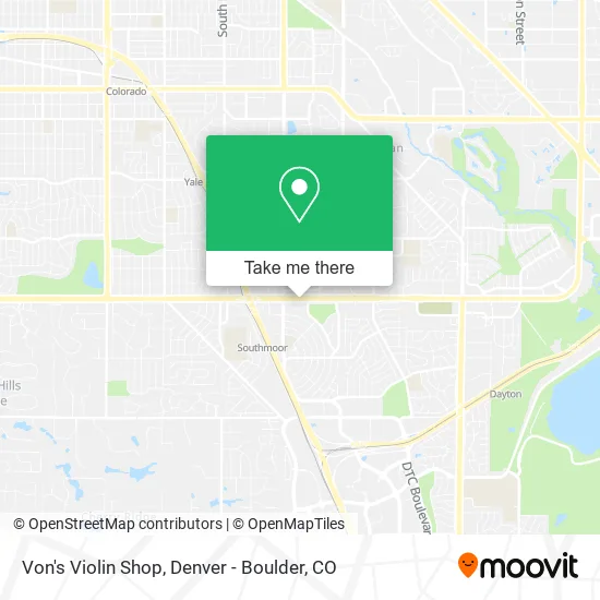 Mapa de Von's Violin Shop