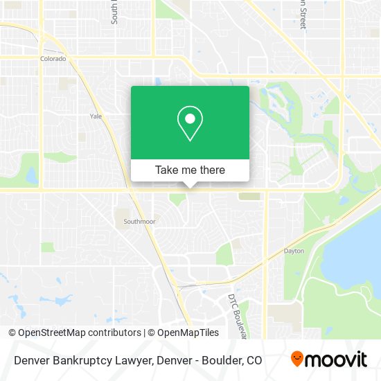 Denver Bankruptcy Lawyer map