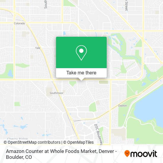 Amazon Counter at Whole Foods Market map