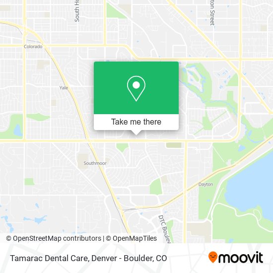 Tamarac Dental Care map