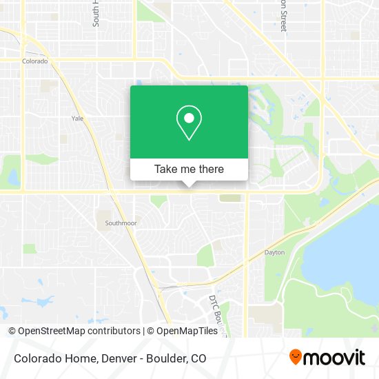 Colorado Home map