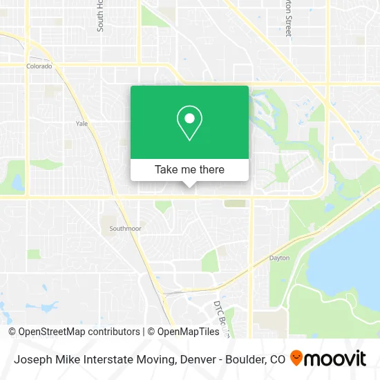 Joseph Mike Interstate Moving map