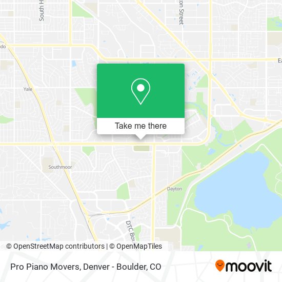 Pro Piano Movers map