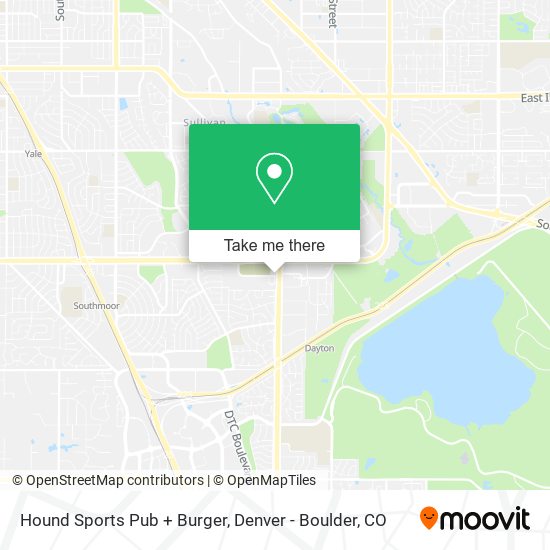Mapa de Hound Sports Pub + Burger