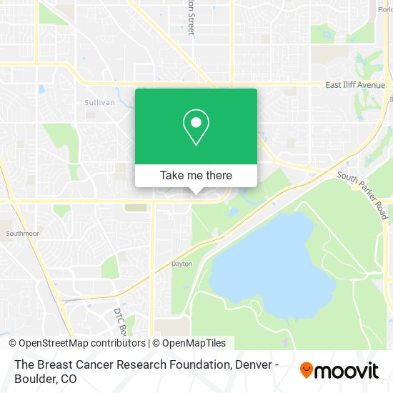 Mapa de The Breast Cancer Research Foundation