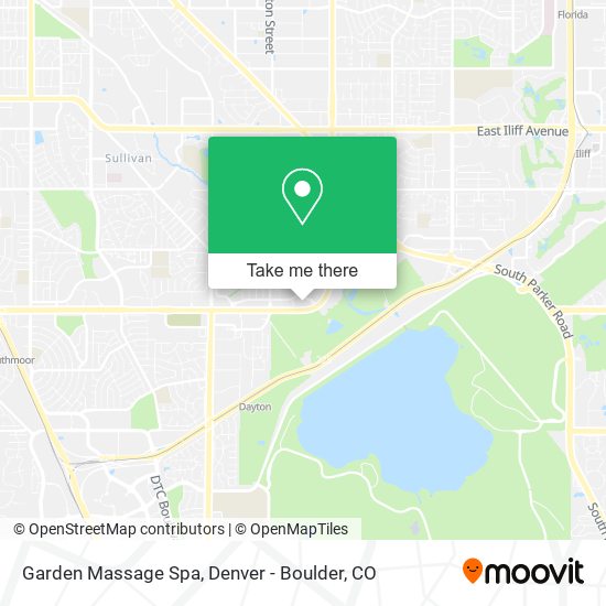 Garden Massage Spa map