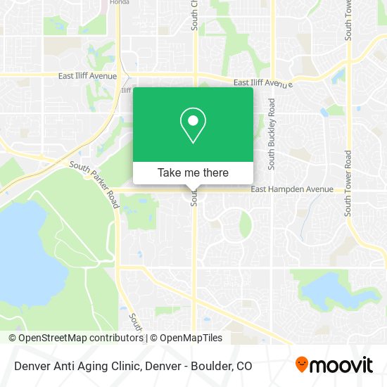 Mapa de Denver Anti Aging Clinic