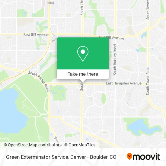 Green Exterminator Service map