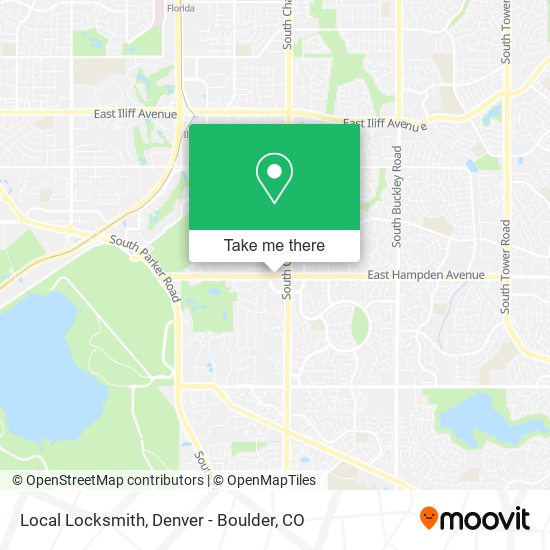 Local Locksmith map