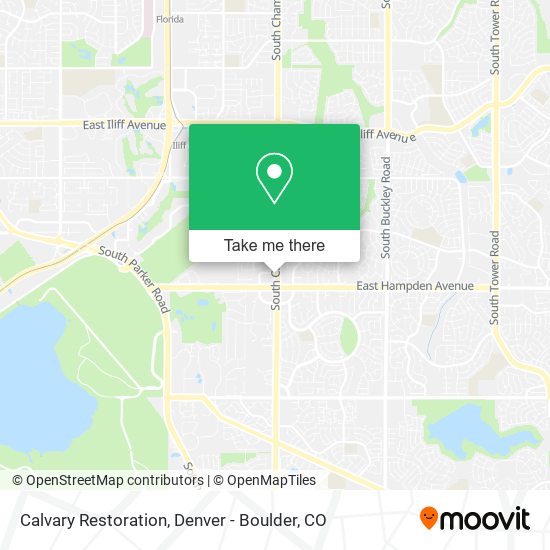 Calvary Restoration map