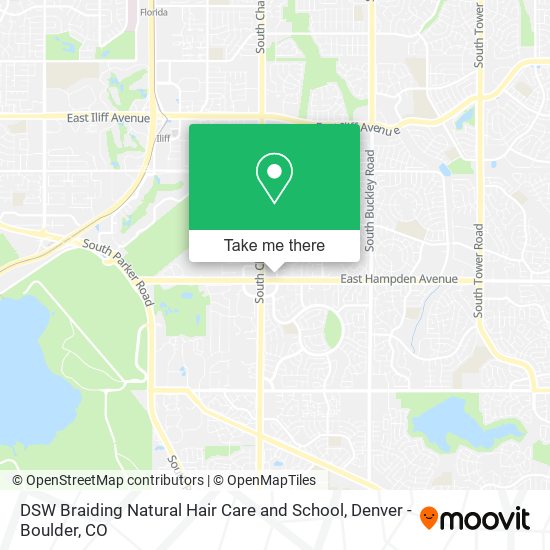 Mapa de DSW Braiding Natural Hair Care and School