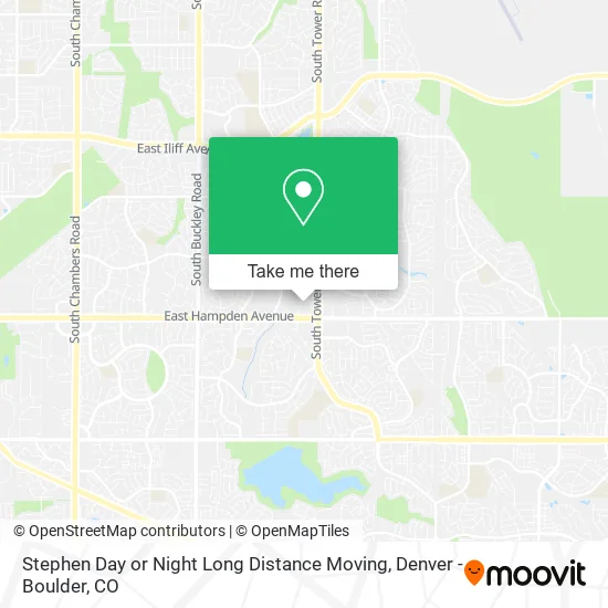 Stephen Day or Night Long Distance Moving map