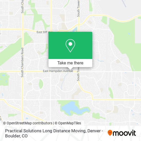 Practical Solutions Long Distance Moving map