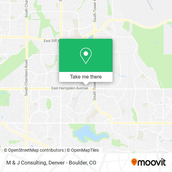 M & J Consulting map