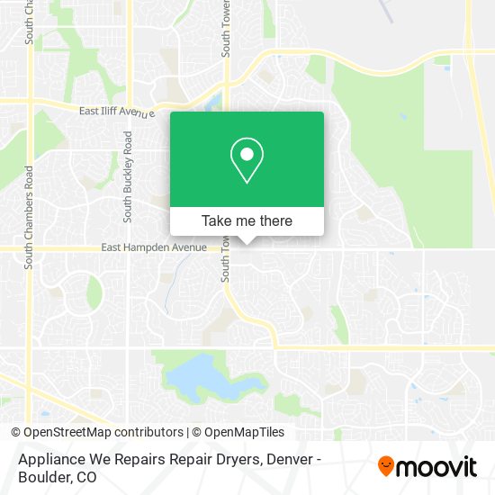 Mapa de Appliance We Repairs Repair Dryers
