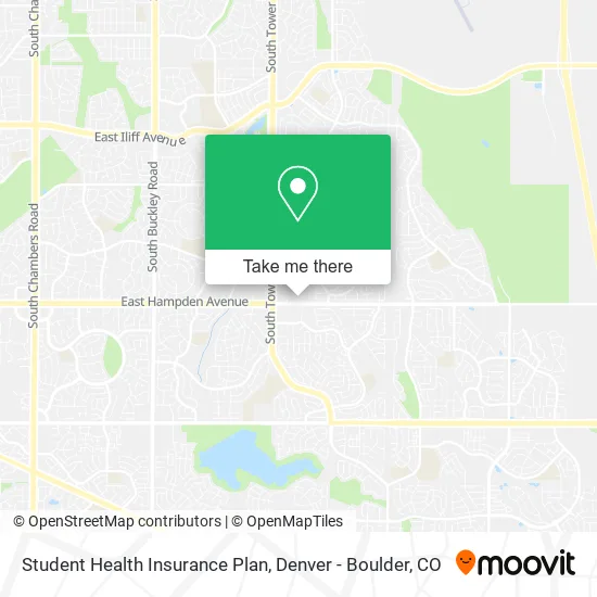 Student Health Insurance Plan map