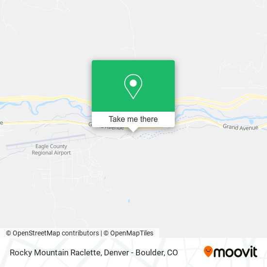 Rocky Mountain Raclette map