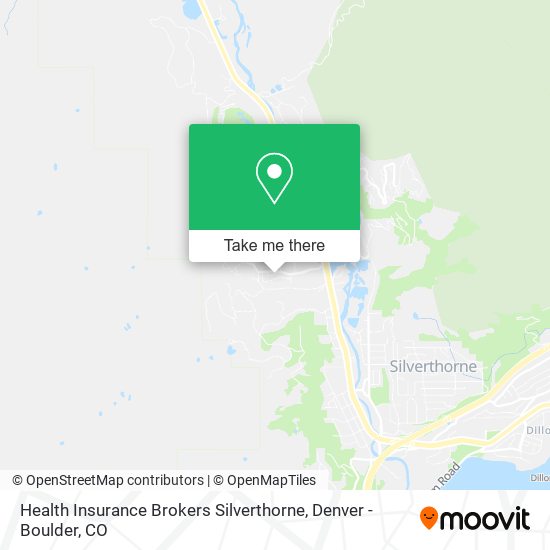 Mapa de Health Insurance Brokers Silverthorne