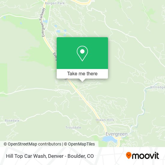 Hill Top Car Wash map